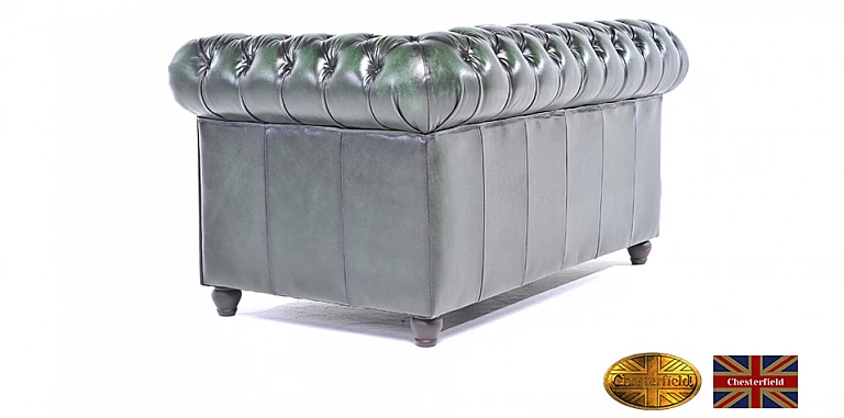 Γνήσιος δερμάτινος καναπές Chesterfield διθέσιος (BPS2) ΣΑΛΟΝΙΑ ΓΡΑΦΕΙΟΥ ΔΕΡΜΑΤΙΝΑ