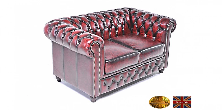 Γνήσιος δερμάτινος καναπές Chesterfield διθέσιος (BMA2) ΣΑΛΟΝΙΑ ΓΡΑΦΕΙΟΥ ΔΕΡΜΑΤΙΝΑ
