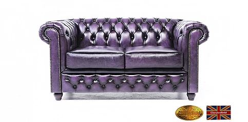 Γνήσιος δερμάτινος καναπές Chesterfield διθέσιος (BPU2) Γνήσιος δερμάτινος καναπές Chesterfield διθέσιος (BPU2)