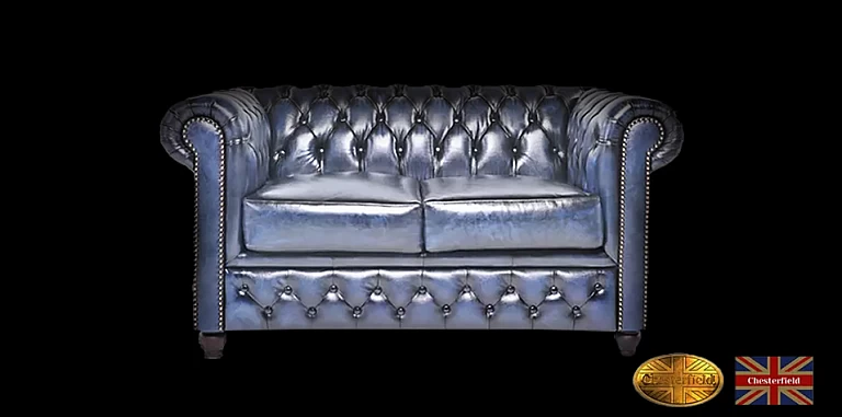 Γνήσιος δερμάτινος καναπές Chesterfield διθέσιος (BBS2) ΣΑΛΟΝΙΑ ΓΡΑΦΕΙΟΥ ΔΕΡΜΑΤΙΝΑ