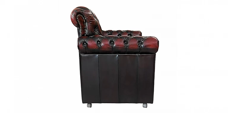 Γνήσια δερμάτινη πολυθρόνα για γραφείο Chesterfield (SCOTTB) ΠΟΛΥΘΡΟΝΕΣ ΕΠΙΣΚΕΠΤΩΝ