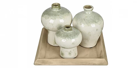 Διακοσμητικό σετ με δίσκο ΄"Ivy" (P032) Διακοσμητικό σετ με δίσκο ΄"Ivy" (P032)