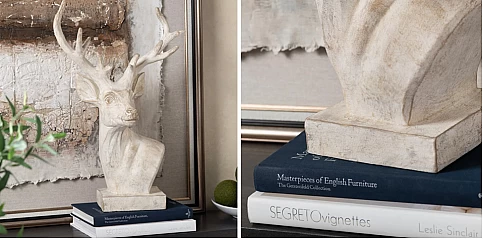 Διακοσμητικό Γλυπτό Ελάφι Hart Deer (P063)