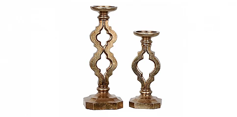 Σετ κηροπήγια μεταλλικά (E683) STOCK-ΕΚΘΕΣΙΑΚΟ*