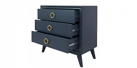 Μοντέρνα Συρταριέρα Pomeroy (4592) Navy Blue