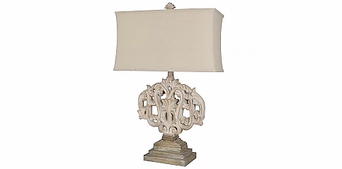 Επιτραπέζιο φωτιστικό με παλαίωση "Filigree" (1085)