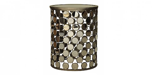 Τραπέζι πλαϊνό χρυσό (R711G)