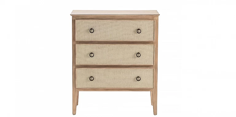 Συρταριέρα Hawthorne με Διακόσμηση Λινού (8050) ΣΥΡΤΑΡΙΕΡΑ/ΚΟΜΟΤΑ