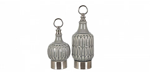 Διακοσμητικά βάζα Dusty grey (1070)