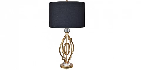 Μεγάλο φωτιστικό για μπουφέ χρυσό-μαύρο "Shine" (R898)