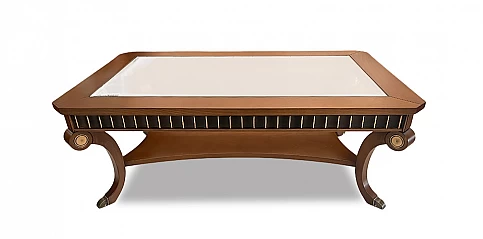 Τραπέζι σαλονιού κλασικό καρυδιά (ANTI1)