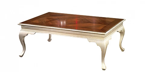 Τραπέζι μακρόστενο με ασημί πατίνα (MPAR)