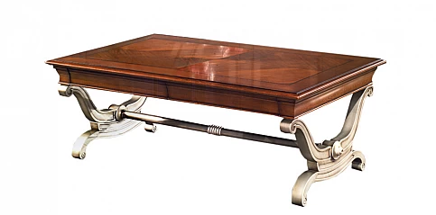 Τραπέζι σαλονιού με ασημί πατίνα (APOP)