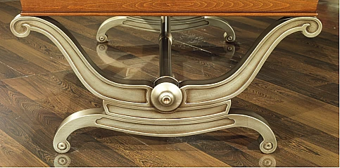 Τραπέζι σαλονιού με ασημί πατίνα (APOP)