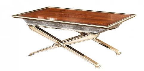 Τραπέζι σαλονιού με ασημί πατίνα (CHIS)