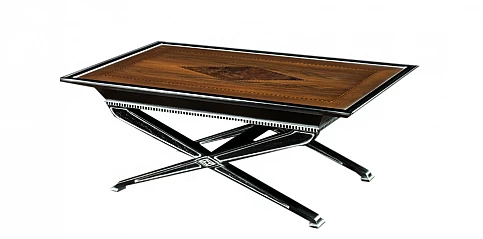 Τραπέζι σαλονιού με μαύρη πατίνα (CHIB)