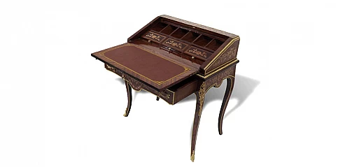 Σεκρετέρ Στυλ Louis Quinze με μαρκετερί (1004) 