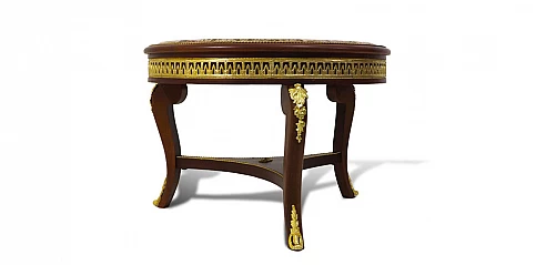 Κλασικό τραπεζάκι σαλονιού με μάρμαρο (1530A)