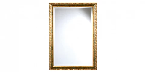 Καθρέφτης δίχρωμος κλασικός χρυσό-μπρονζέ (6296)