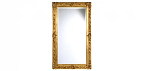 Καθρέφτης κλασικός με σκάλισμα σε χρυσό (8550)