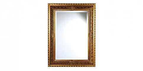 Καθρέφτης κλασικός με σκάλισμα σε χρυσό (8869)