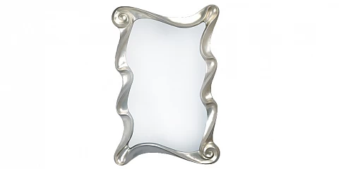 Μεγάλος Καθρέφτης Αοίχου σε Ασημί Φινίρισμα (8139)