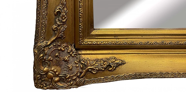 Καθρέφτης κλασικός με σκάλισμα σε χρυσό (8530L)-ΔΙΑΚΟΣΜΗΤΙΚΟΙ ΚΑΘΡΕΦΤΕΣ