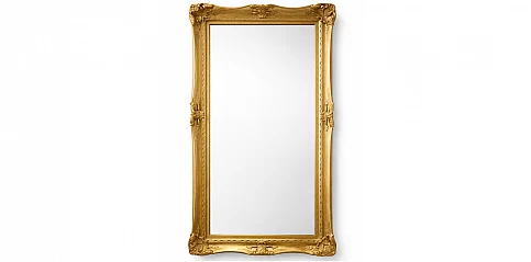 Καθρέφτης κλασικός με σκάλισμα σε χρυσό (8530S)