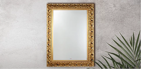 Καθρέφτης Ιταλικός σε χρυσό (3148)