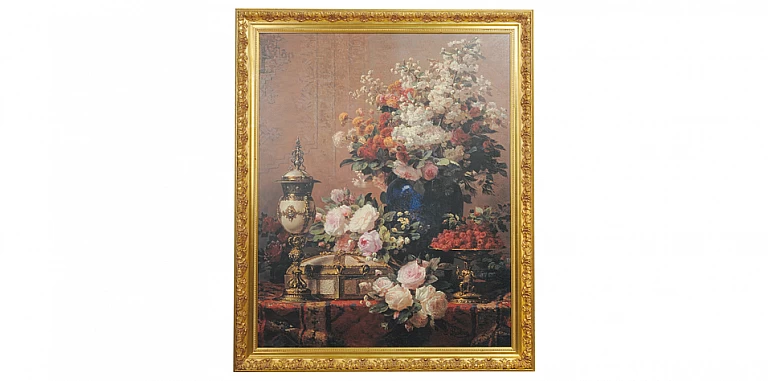 Πίνακας με κορνίζα "Λουλούδια" (6769)  ΠΙΝΑΚΕΣ ΖΩΓΡΑΦΙΚΗΣ