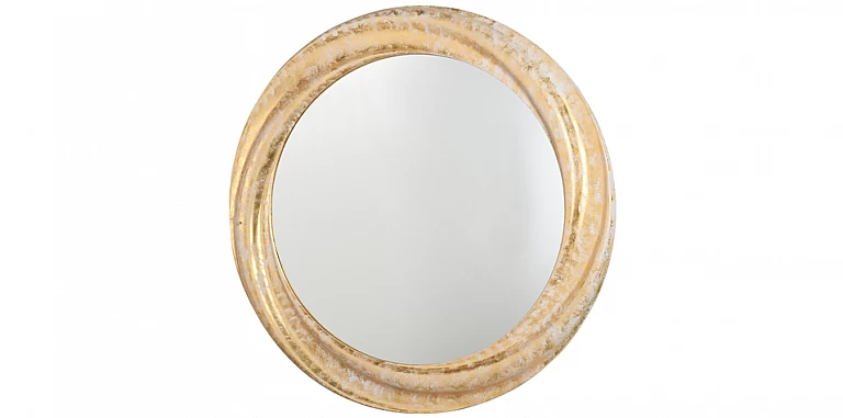 Στρογγυλός καθρέφτης σε χρυσή πατίνα (2662)-ΔΙΑΚΟΣΜΗΤΙΚΟΙ ΚΑΘΡΕΦΤΕΣ