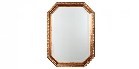 Καθρέφτης πολυγωνικός μπρονζέ (3441)