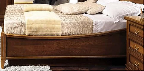 Κρεβάτι υπέρδιπλο με αποθηκευτικό χώρο NOSTALGIA καρυδί (NOSTALGIA4-FREGIO) 