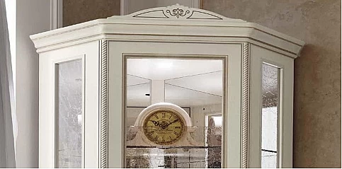 Επιπρόσθετο σκάλισμα γωνιακό κορώνα (FAN4) antique white