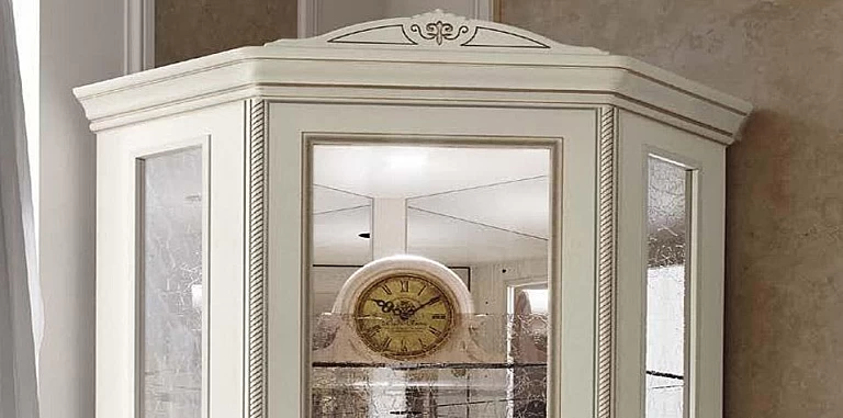 Επιπρόσθετο σκάλισμα γωνιακό κορώνα (FAN4) antique white 