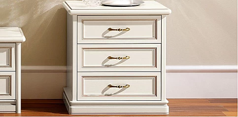 Σετ κρεβατοκάμαρα Ιταλική- Διπλό κρεβάτι με καπιτονέ κεφαλάρι (NOSTALGIA)