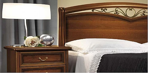 Κρεβάτι διπλό Ιταλίας (NOSTALGIA-FREGIO) (160Χ200)