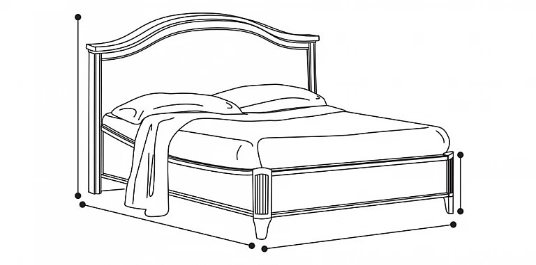 Κρεβάτι υπέρδιπλο Ιταλίας NOSTALGIA (GEND2-CURV) ΚΡΕΒΑΤΙΑ ΥΠΕΡΔΙΠΛΑ 