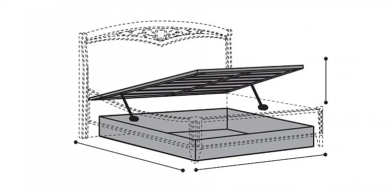 Κρεβάτι διπλό με αποθηκευτικό χώρο NOSTALGIA σε φινίρισμα καρυδιάς (NOSTALGIA3-FREGIO)-ΚΡΕΒΑΤΙΑ ΔΙΠΛΑ Κρεβάτι διπλό με αποθηκευτικό χώρο NOSTALGIA σε φινίρισμα καρυδιάς (NOSTALGIA3-FREGIO)-ΚΡΕΒΑΤΙΑ ΔΙΠΛΑ