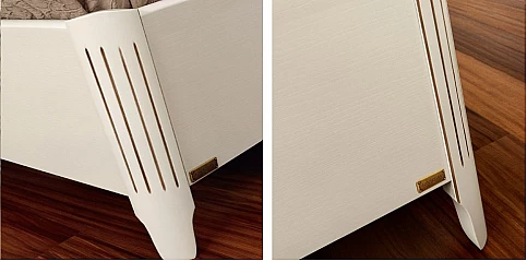 Παιδικό κρεβάτι Ιταλίας GENDARME λευκή πατίνα (GKEA)