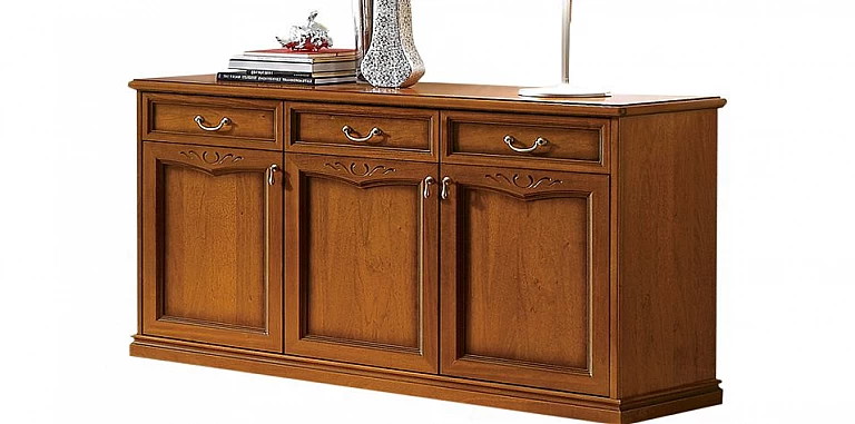 Μπουφές Ιταλίας NOSTALGIA με φινίρισμα καρυδιάς (NOS3) ΜΠΟΥΦΕΣ