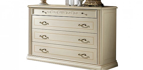 Συρταριέρα δαπέδου σε εκρού λάκα SIENA (ARENA)