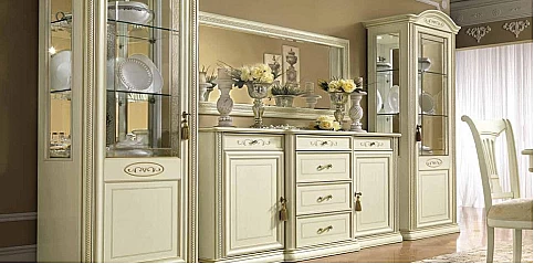 Βιτρίνα μονή σε πατίνα (SIENA-AVORIO)