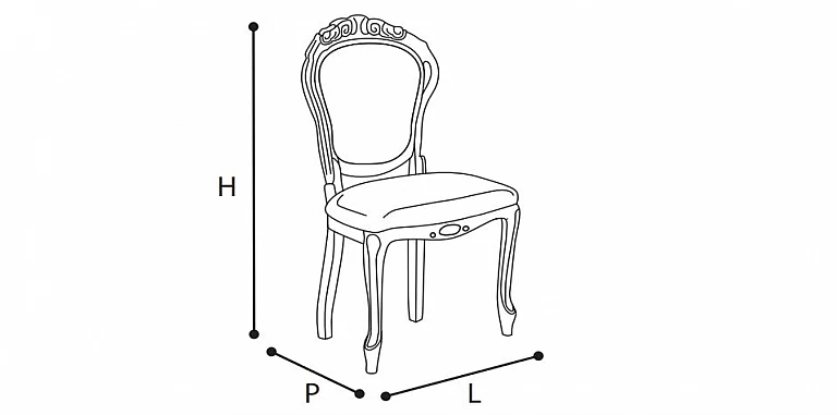 Καρέκλα τραπεζαρίας Ιταλίας εκρού LEONARDO (LEON) ΚΑΡΕΚΛΕΣ ΔΙΑΦΟΡΕΣ
