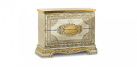 Κομοδίνο κλασικό εκρού (LEON)