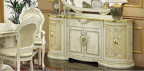 Μπουφές κλασικός τετράφυλλος LEONARDO (LEON4)