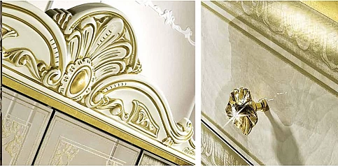 Ντουλάπα τετράφυλλη κλασική LEONARDO (LEO4) 