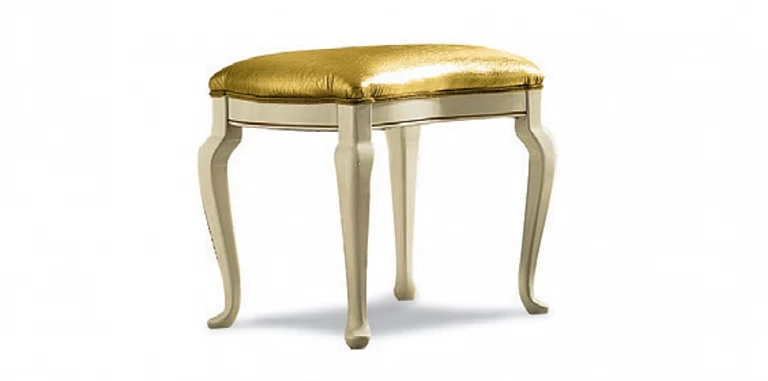 Σκαμπό κλασικό εκρού LEONARDO (LEON1) ΤΑΜΠΟΥΡΕ ΣΚΑΜΠΟ