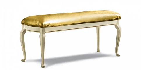 Ταμπουρέ κλασικό εκρού-χρυσό LEONARDO (LEON2)