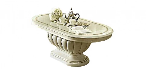 Κλασικό τραπεζάκι σαλονιού οβάλ LEONARDO (LEON3)